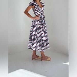 Vintage Marc Jacobs Arrow Print Wrap Dress